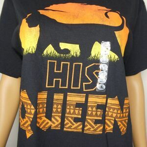 Disney Parks Lion King His Queen Graphic T Shirt S